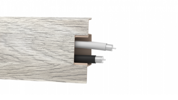 Плинтус ПВХ Arbiton - MACK 60 мм ДУБ КАВКАЗСКИЙ 16 60х20х2500